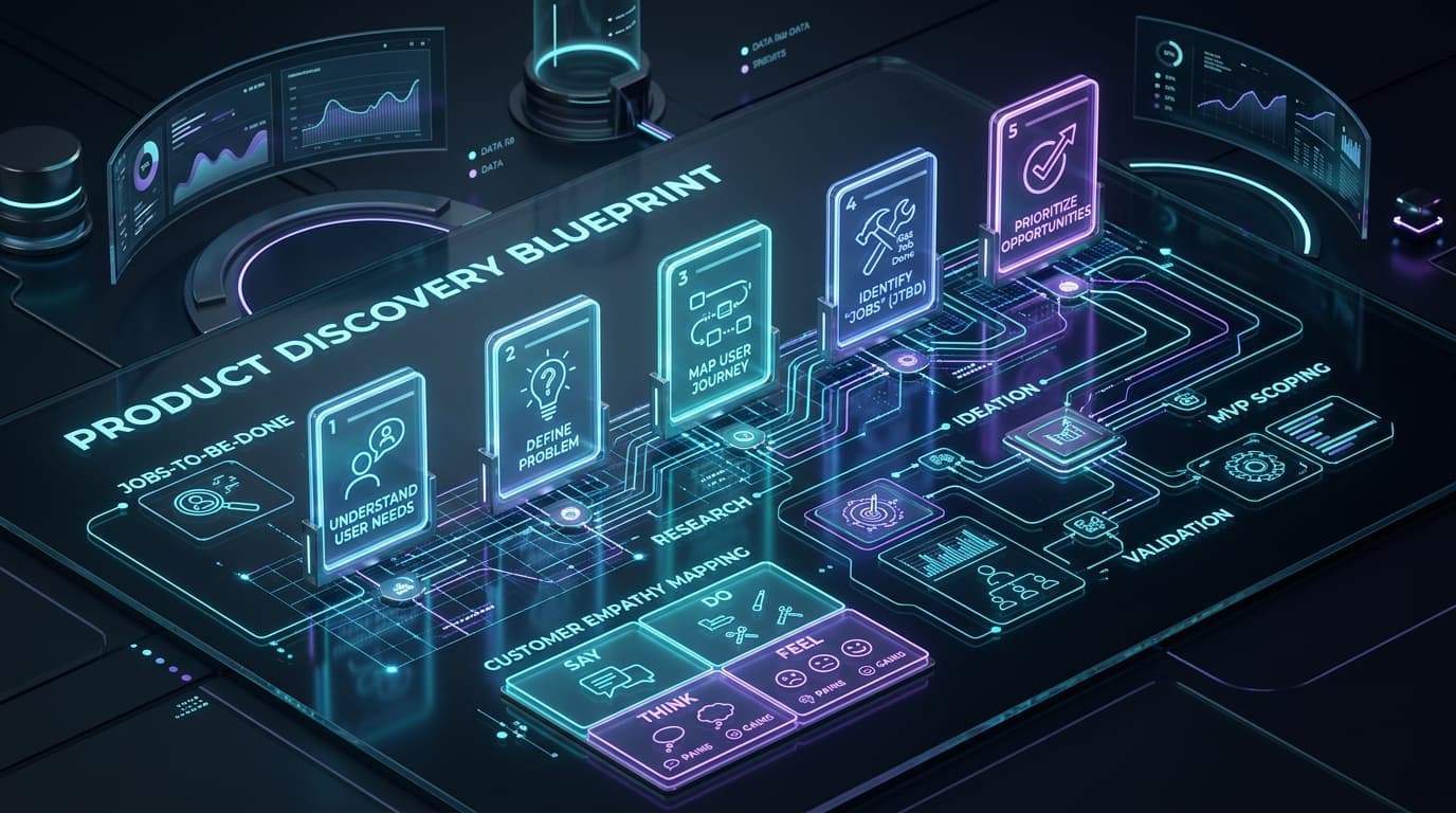 Product Discovery & Strategy technical infographic