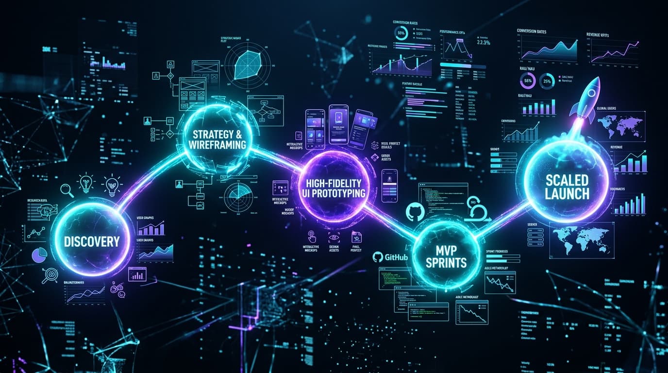 Digital Products Lifecycle Infographic