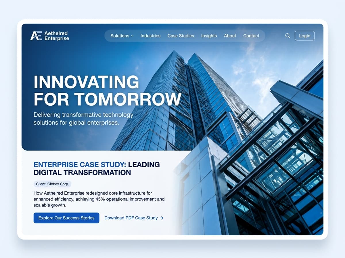 Corporate Website Redesign