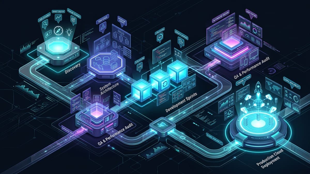 Digital Transformation & Growth Lifecycle Infographic
