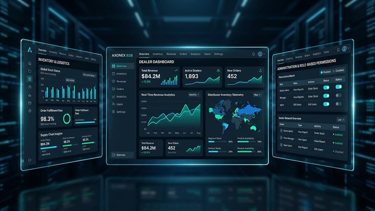 Customer & Super-Admin Dashboards deliverable infographic